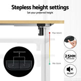 Artiss Electric Treadmill with 140cm Automatic Standing Desk Walking Pad 400mm SDTM-114G-WHNT-140-400PAD