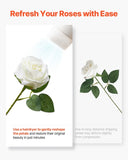VEVOR 120 Pcs White Roses Artificial Flowers Realistic Bouquet Xmas Home Decor V952-RZMGHSBS120PXVJ3D001V0