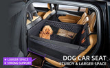 Hard Bottom Mesh Dog Carrier Car Mat, Waterproof Anti-Dirt Pet Cushion for Vehicle Rear Single Seat, V1221-XM-LB5306-ZS179