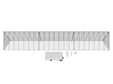 Chicken Tunnels, 300 x 71 x 61.5cm Chicken Tunnels for Yard, Portable Chicken Tunnels for V952-YJSDZXK00000V3S9IV0