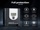 Giantz 50A MPPT Solar Charge Controller Auto 12V/24V Battery Regulator Bluetooth SOLAR-CC50A-GY