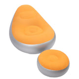 Inflatable Lounge Chair Folding Portable Blow Up Sofa with Footstool for Indoor Outdoor Balcony V1294-YM0901-3116250000412