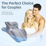 Intimacy Pillow Degree Couples Pillow for Couples Sweet Spot Intimacy Pillows, Maintains Perfect V1107-115-01651-BLU