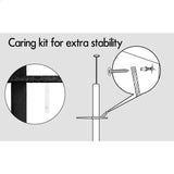 CARLA HOME Floor to Ceiling Cat Tree Tower with Adjustable Height 230-286cm for Indoor Cats LSB-36389
