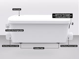 PROTEGE 2 Inlet Grey Water Pump for Bathroom Fixtures Shower Basin Bath V219-DCLMACPROA2B2