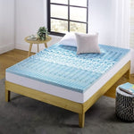 7 Zone Memory Foam Topper Mattress Toppers Cool Gel Pad Mat Medium Firm 8cm Thick 90cm x 190cm V201-W12782473