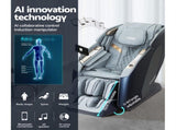 Livemor 4D Massage Chair Recliner SL Track Full Body Zero Gravity Massager Heated AI Body Scan MASCHR-4D-2GEAR-BUGR
