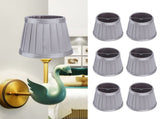 6Pcs Bedroom Cloth Fabric Lampshade Lamp Cover Shade for E14 Chandelier Wall Light Bulb V1294-YM0901-3119200095911