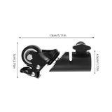 2Pcs Speaker Stand Swivel Wheels Quiet Tripod Casters for Audio Equipment V1366-AZ2-W-21611