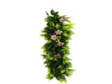 Artificial Extendable Hanging Pink Flowering Violet Garland UV Resistant 55cm V637-DP22577