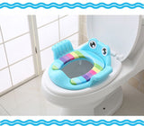 Toddler Baby Boys Girls Potty Toilet Trainer Seat,Kids Child Cute Cartoon Frog Shape Soft Cushion V1370-AZ4-05598