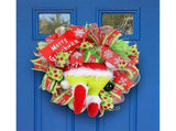 Christmas Wreath,artificial Christmas Wreath, Christmas Front Door Wreath, Outdoor Christmas Wreath V1263-JX-1689