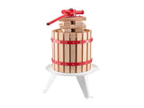 1.6 Gal/6L Fruit Wine Press, Solid Wood Basket with 8 Blocks, Heavy Duty Manual Juice Maker, Cider V952-GJYZJLSSM6LB7BMXAV0