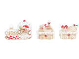 Xmas Train Three Part Resin Creative Cute Fade Resistant Xmas Train Figurine for Decoration V1294-YM0901-3115240108411