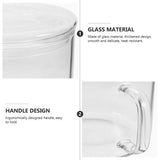 Microwave Safe Glass Soup Bowl with Side Handle - Noodle and Soup Container for Oven and Microwave V1366-AZ2-W-23024