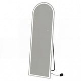 Levede 165cm Full Length Mirror Arched Dressing Mirrors Free Stand Wall Mounted DECO1041-WH-160X50-AU