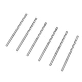 50PCS 1/8 Inch Drill Bits High Speed Steel Spiral Saw Bit Set for Wood and Plastic Cutting Silver V1294-YM0901-3114240123411