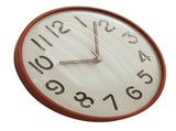 12 Inch Wooden Wall Clock Silent Non Ticking Wall Clock Battery Operated Round for Kitchen Home V1294-YM0901-3115240110412