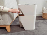 18L Stackable Plastic Kitchen Trash Bin Household Classification Storage Box V1181-HO0243-NEW