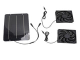 50W Solar Panel Powered Exhaust Fans Kit IPX7 Water Proof Solar Panel Ventilation Fans 4000 RPM for V1294-YM0901-3113250069611
