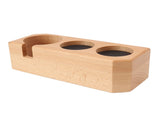 Tamping Station Beech Wood Tamper Mat Stand with Anti Slip Pad for Coffee Bar Accessories L V1294-YM0703-3118230030812