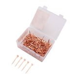 250Pcs Horseshoe Nails Copper Plated Rustproof Equestrian Riding Equipment Pet Supplies 51mm E5 V1294-YM0706-3111230194813