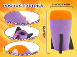 Missile Filled Foam Rocket Launcher Compatible for Nerf N-Strike Elite Series 10pcs,purple V1259-DP01-A-623