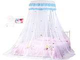 Round Canopy Lace Princess Style Mosquito Net Bed Curtain for Children Bed V1294-YM0901-JY25244-01