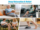 GRAY Cordless Ankle Heating Pad, Foot and Ankle Massager with Heat Foot Renew Triple V201-MAS3063GR8AU