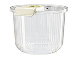 Rice Container Clear Rice Storage Bin Airtight Rice Bucket for Dry Food Grain Flour Soybean Kitchen V1294-YM0710-3118230263212