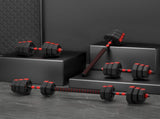 Everfit 20kg Adjustable Dumbbell Barbell Set Weight Plates Home Workout FIT-K-DBS-20KG