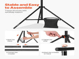 Backdrop Stand, 298 x 300 cm Adjustable Photo Backdrop Stand Kit, Portable Background Backdrop Stand V952-BJJ2KLJ1010FDZ6BMV0