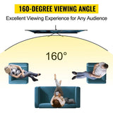 VEVOR Tripod Projector Screen with Stand 80 inch 169 4K HD Projection Screen Stand Wrinkle-Free V952-TYPMDZCY80169V6FXV0