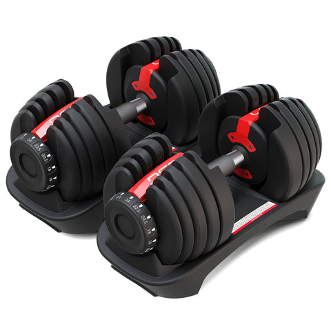 LSG Adjustable Dumbbells 2.5kg-24kg V420-DBADJUST52.5PAIR