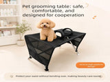 Portable Foldable Pet Grooming Table with Mesh Base and Adjustable Restraint Loop - Ergonomic V888-ELOSUNG57334
