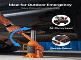 Hydraulic Jack, 12 Ton Capacity, 205-400 mm Lifting Range, Heavy Duty Welded V952-PSQJDCSSDS12CVWP6001V0