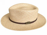 Hand Woven Genuine Panama Cooler Hat Summer Fedora Waterproof - Tan V563-SUMHAT-K-121C-LARGE