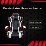 Gaming Chair Office Computer Seating Racing PU Executive Racer Recliner Large Black Red V255-LGCHAIR-RED