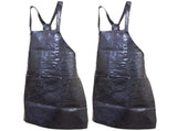 2x Pierre Cardin Professional Leather Apron Butcher Woodwork Barber Chef - Black V563-PC3433-BLACK_2X