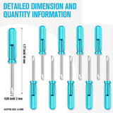 200 Pcs 2.0 mm Mini Screwdriver with Blue Handle for Watches Cellphone HDD Camera Laptop Repair Tool V1192-AZ-W-23113