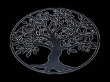 Black Tree of Life Wall Art Hanging Metal Iron Sculpture Garden 99cm V63-822661