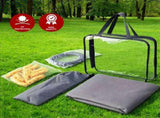 Weisshorn 12ft Caravan Awning Fabric & Privacy Screen RV Roll Out Sun Shade 3.4M AWN-CV-34-GY