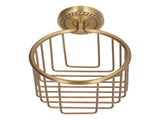 Hollow Out Toilet Paper Holder Antique Rust Proof Wall Mounted Tissue Roll Basket Rack for Bathroom V1294-YM0521-3112220089511