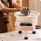 Pottery Wheel, 11 inch Pottery Forming Machine, 450W Electric Wheel for Pottery with Foot Pedal and V952-ZQLPJSJS11YC8MY3AV3