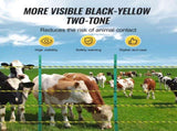 Electric Fence Wire, 3366Ft 1026M Portable Polywire, 1/8" Diameter 6 Stainless Steel Strands for V952-WLDXJSKJSK333Z33CY3
