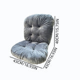 Chair with Backrest Support Seat Pad for Office Home Dorm Padded Chair Seat Back Comfort V1370-AZ4-09383