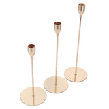 Single Head Candlestick Candle Holder Stand Home Table Decorative Ornament Wedding Decoration V1294-YM0718-3115210001611