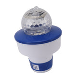 8 Inch Chemical Dispenser 11cm Lighted Floating Pool Chlorine Tablet Dispenser for Spa Hot Tub V1294-YM0706-3111230187811