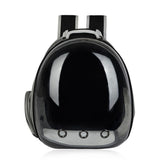 Expandable Travel Cat Backpack Carrier Polarized Tinted Bubble Window Pet Backpack Black V1263-JX-6844