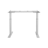 Artiss Standing Desk Frame Only Dual Motor Motorised Adjustable 125KG Load White HASD-B-M10-WH